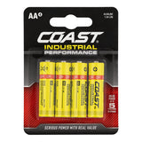 Coast Industrial Performance AA Alkaline Batteries (Pack of 4)