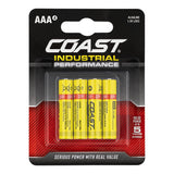 Coast Industrial Performance AAA Alkaline Batteries (Pack of 4)