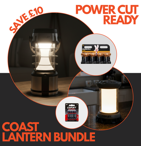 Coast LED Lantern & Alkaline Battery Bundle