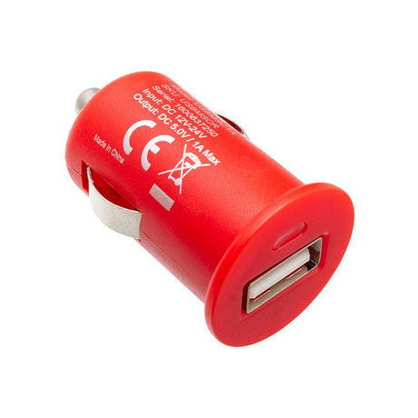 Compact USB Car Charger Adaptor (1000 mA Output)