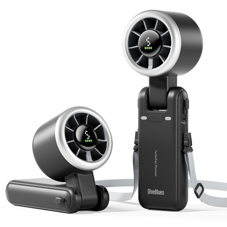 DiveBlues JetForce Portable Handheld Turbo Fan