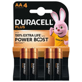Duracell AA Plus Power With Power Boost Actives (Pack of 4)