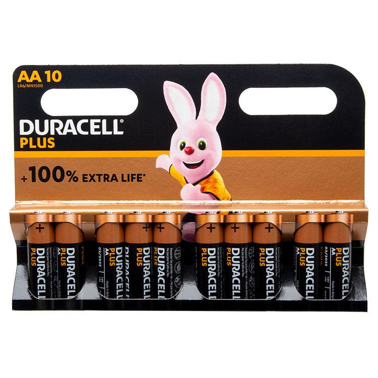 Duracell Plus AA Alkaline Batteries (10 Pack)