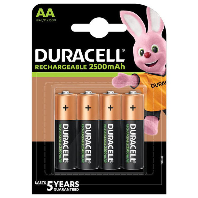 Duracell Rechargeable AA 2500 mAh NiMH Batteries