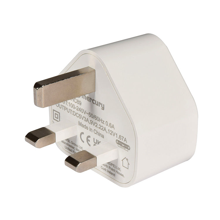 Fast Charge Compact USB-C 20 W PD Mains Charger