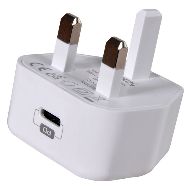 Fast Charge Compact USB-C 20 W PD Mains Charger