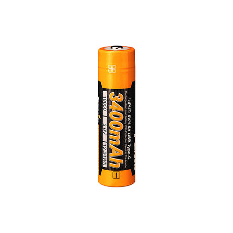Fenix 18650 USB-C Rechargeable 3400 mAh Li-ion Protected Battery (ARB -L18-3400U-V3.0)