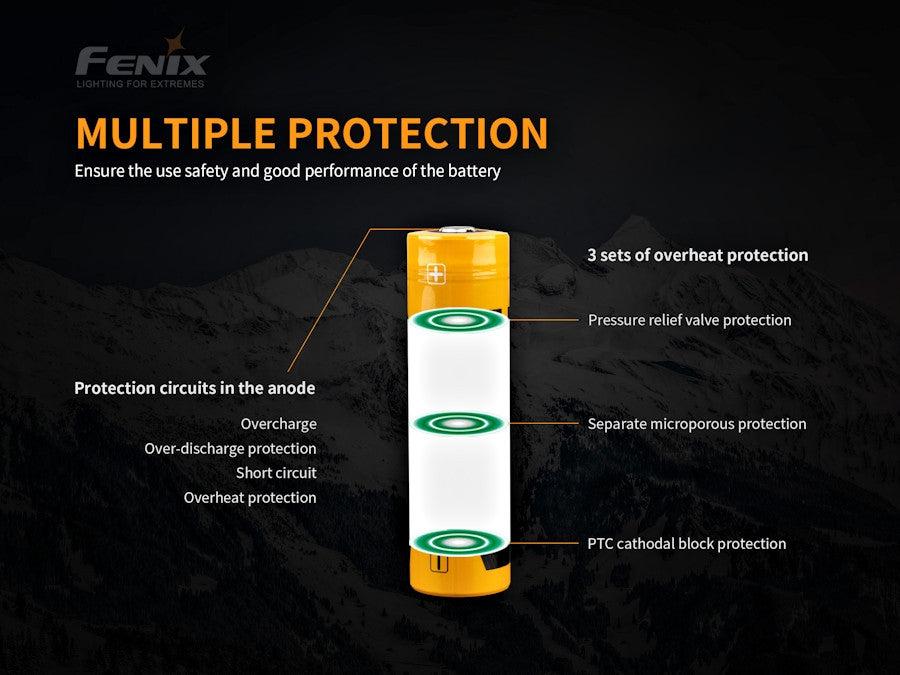Fenix 21700 5000 mAh Li-ion Protected Battery