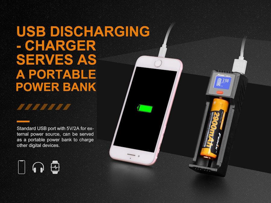 Fenix ARE-D1 Single Bay Li-ion Battery Charger