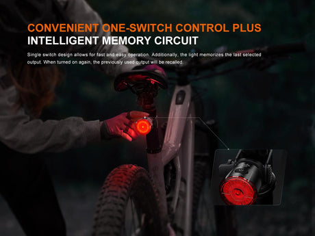 Fenix BC06R Rechargeable Rear Red LED Bike Light