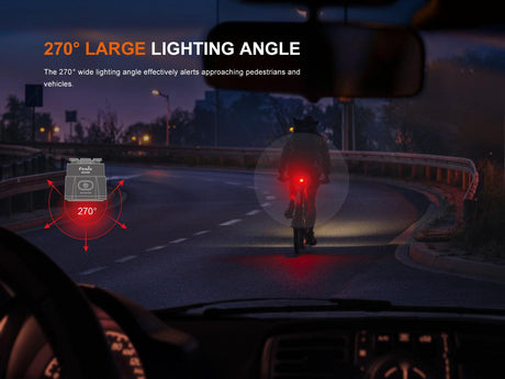 Fenix BC06R Rechargeable Rear Red LED Bike Light