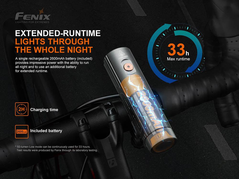Fenix BC21R V3.0 Rechargeable LED Bike Light