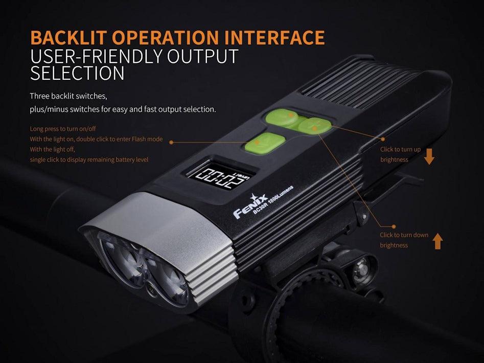 Fenix BC30R rechargeable LED Bike Light