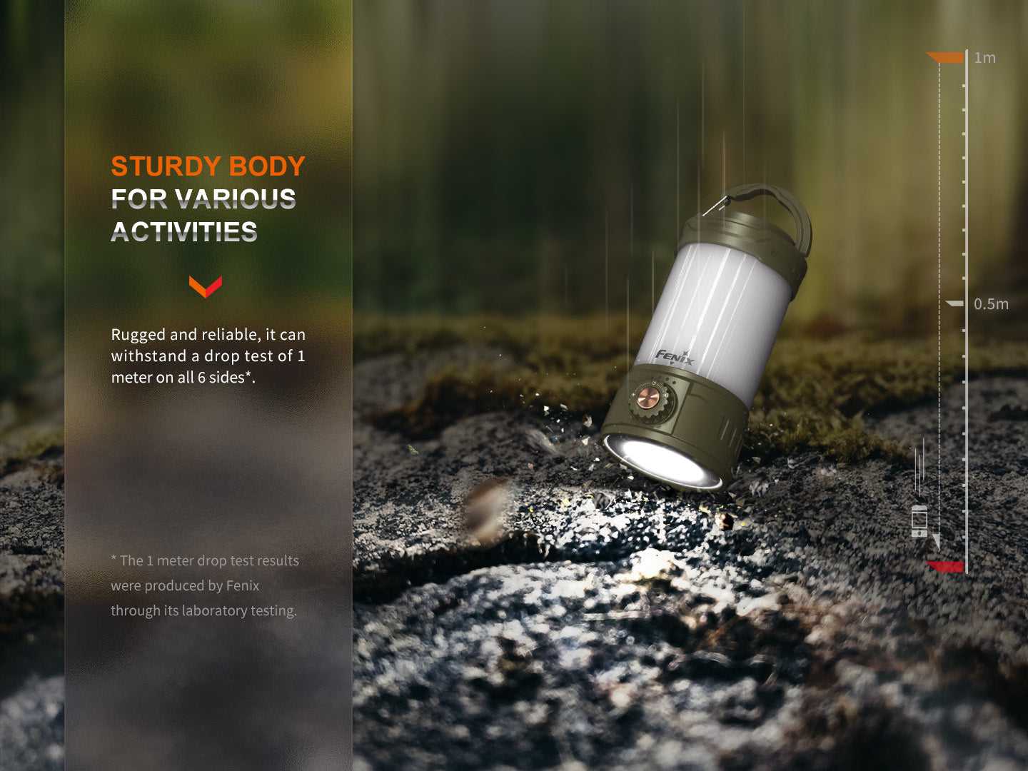 Fenix CL26R Pro Rechargeable LED Camping Lantern Torch Direct Limited