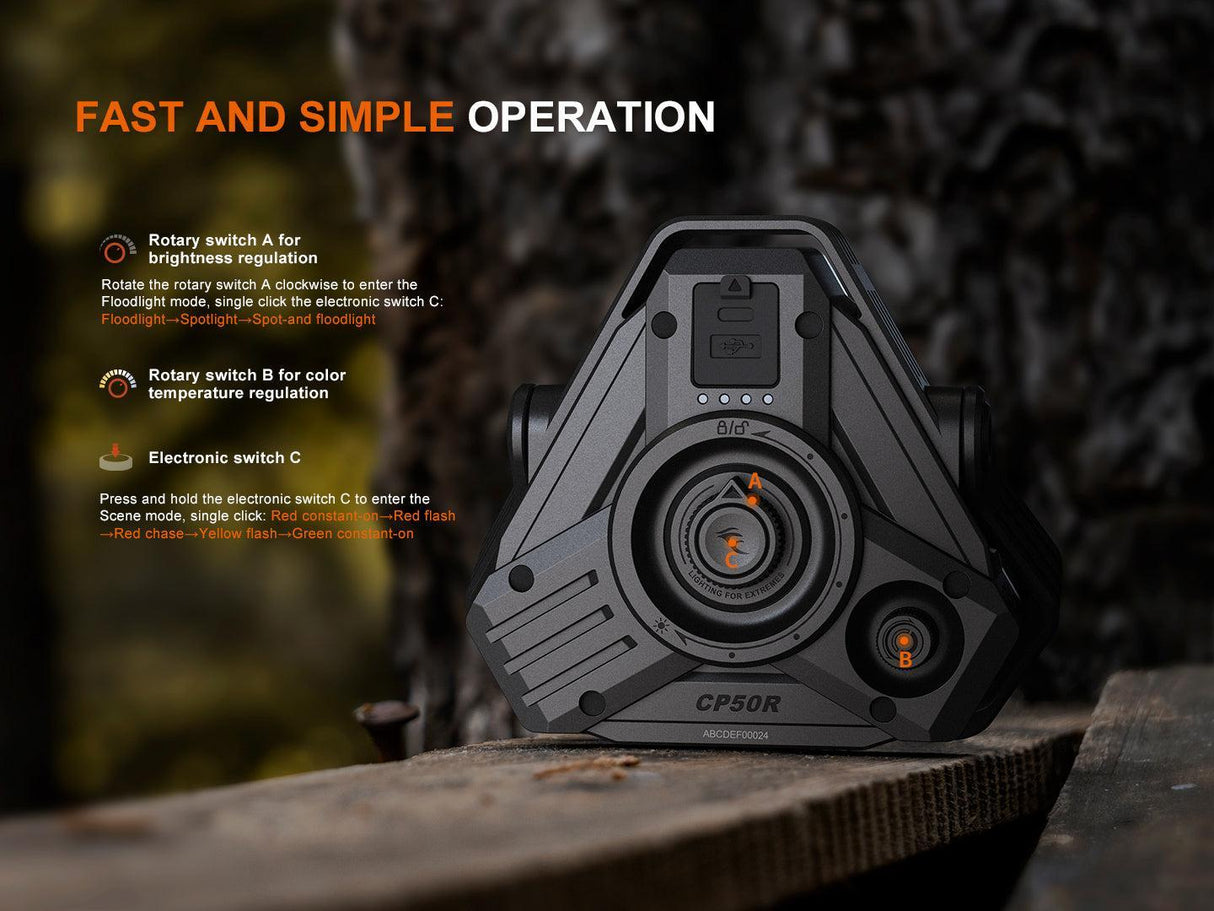 Fenix CP50R Rechargeable LED Work Light