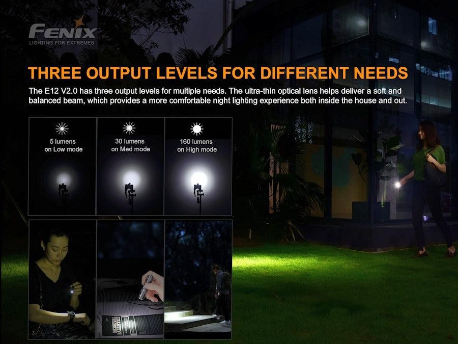 Fenix E12 V2.0 LED Torch