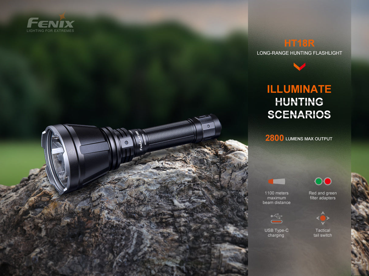 Fenix HT18R Long Range LED Hunting Torch