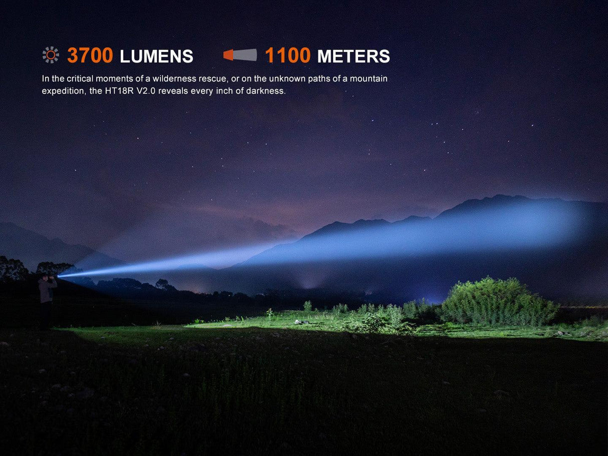Fenix HT18R V2.0 Long Range LED Hunting Torch