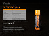 Fenix High Discharge 21700 4000 mAh Li-ion Protected Battery (ARB-L21-4000P)