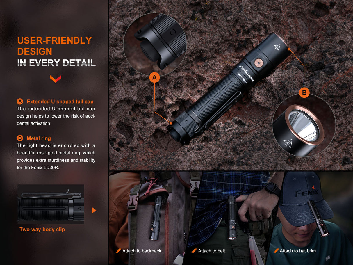 Fenix LD30R Rechargeable LED Torch