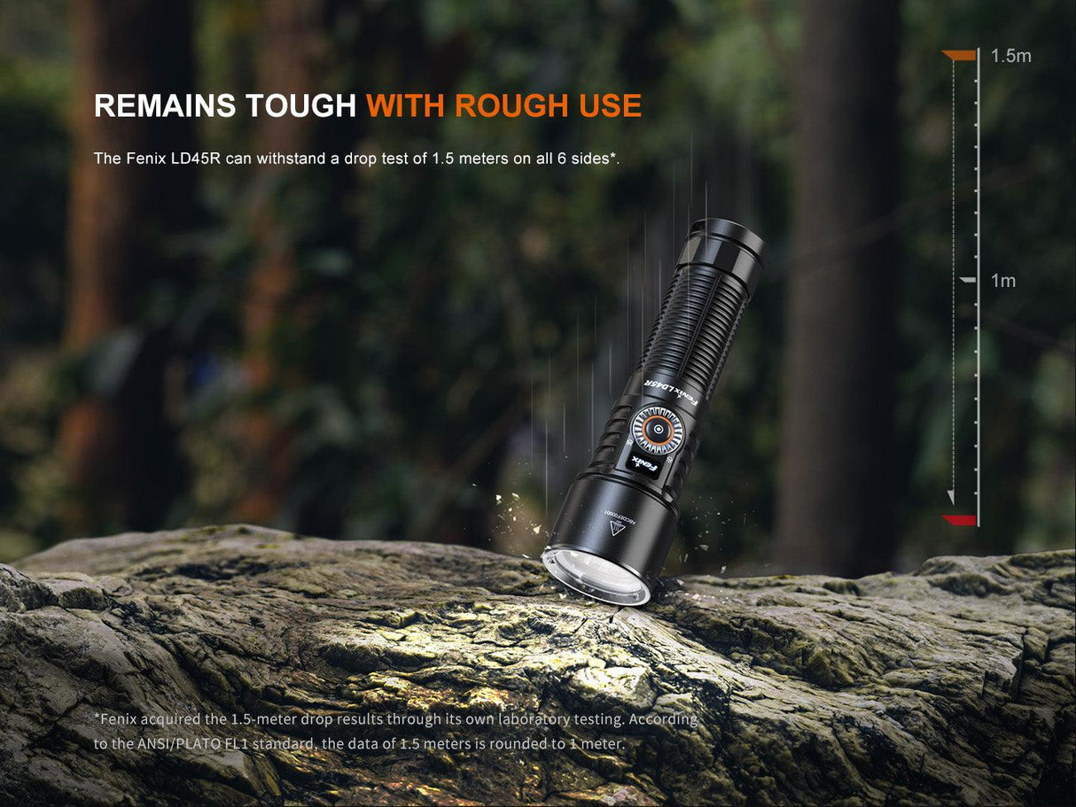 Fenix LD45R Digital Focusing Rechargeable LED Torch