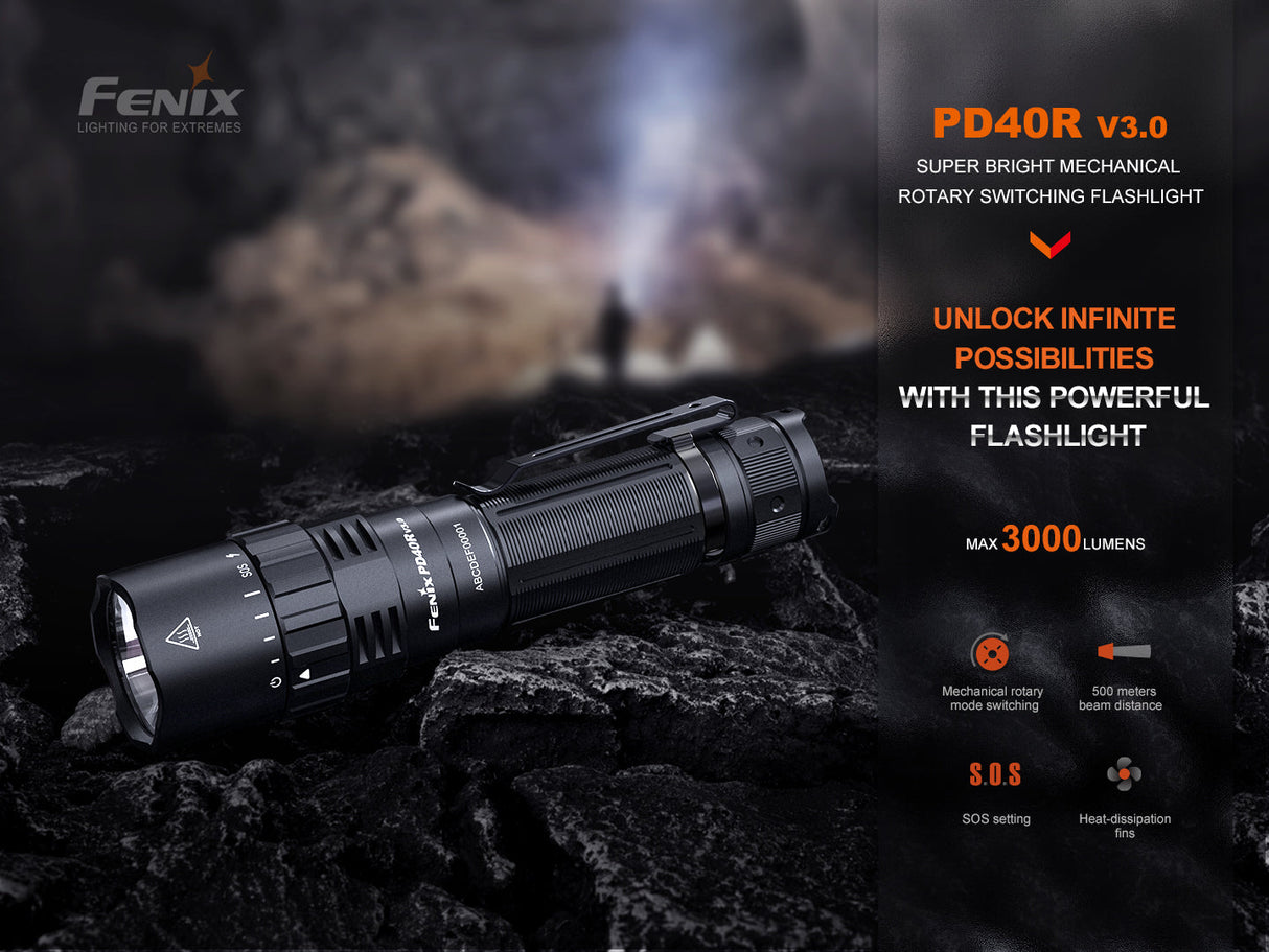 Fenix PD40R V3.0 Rechargeable LED Torch