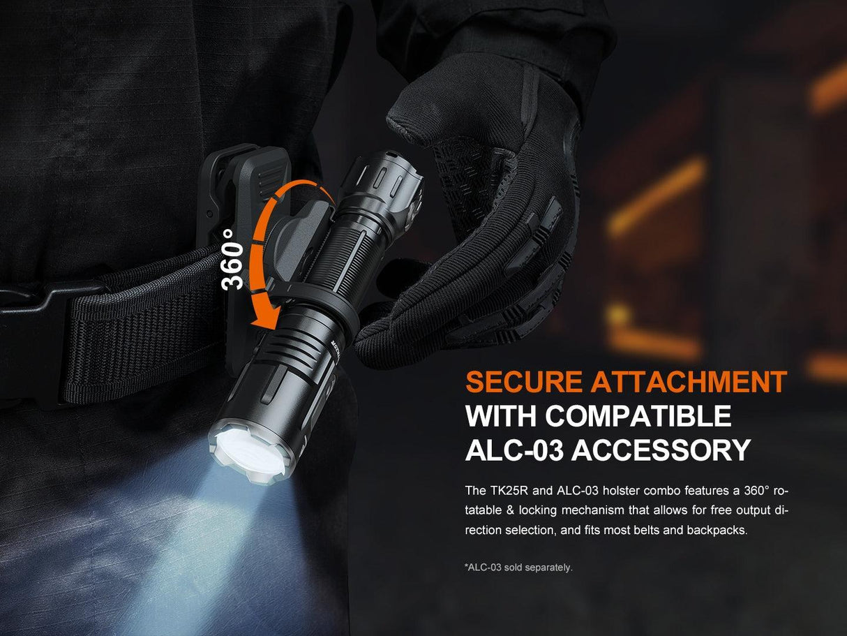 Fenix TK25R Rechargeable Tactical LED Torch