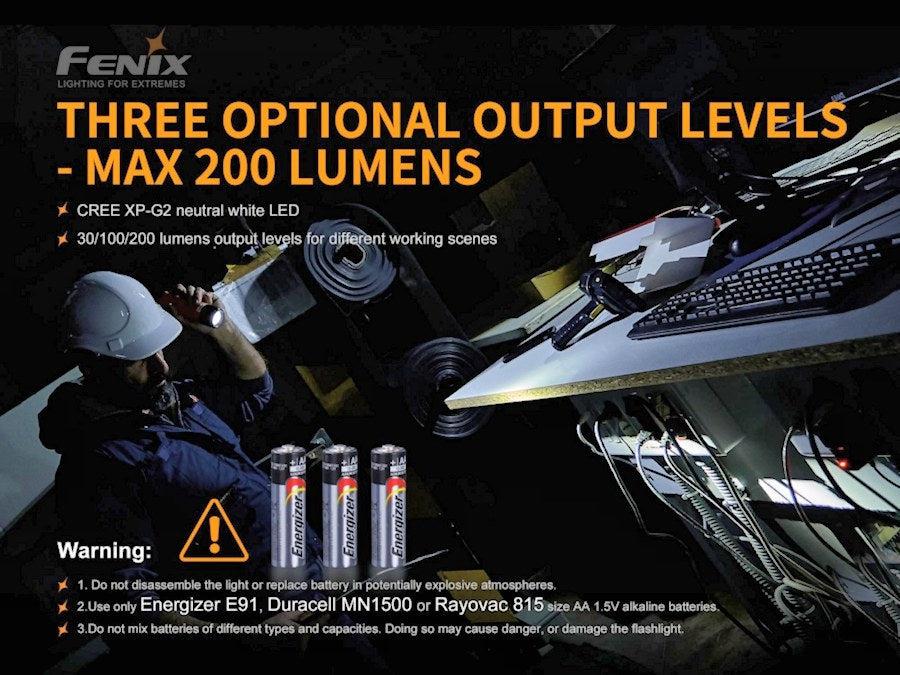 Fenix WF11E ATEX Intrinsically Safe LED Torch