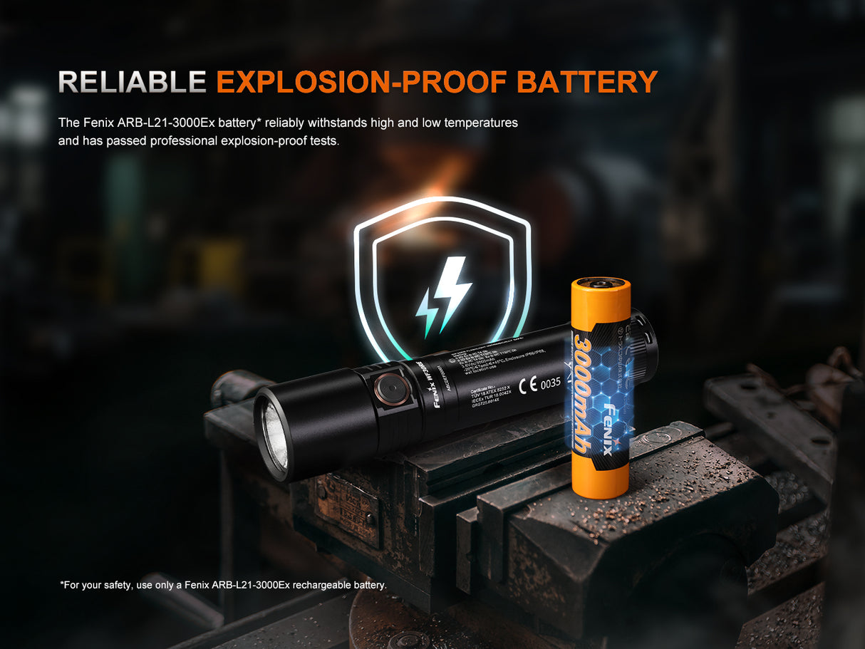 Fenix WF30RE 2025 ATEX Intrinsically Safe LED Torch