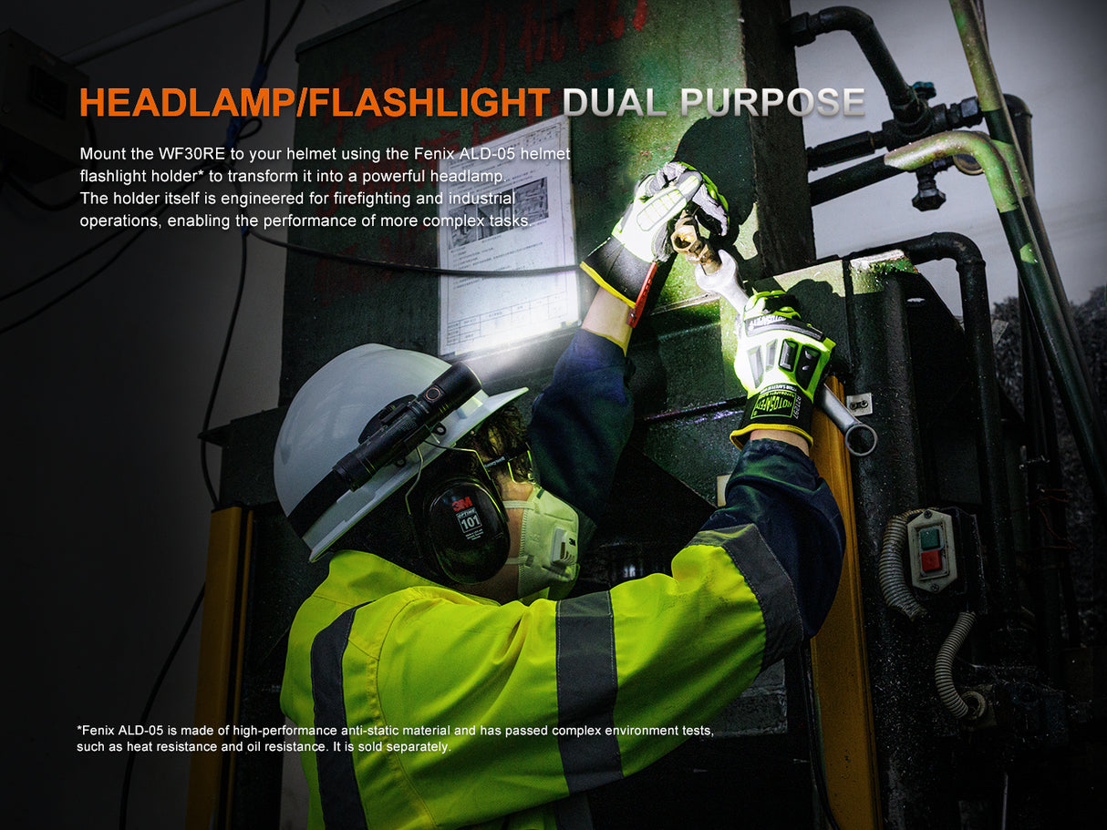 Fenix WF30RE 2025 ATEX Intrinsically Safe LED Torch