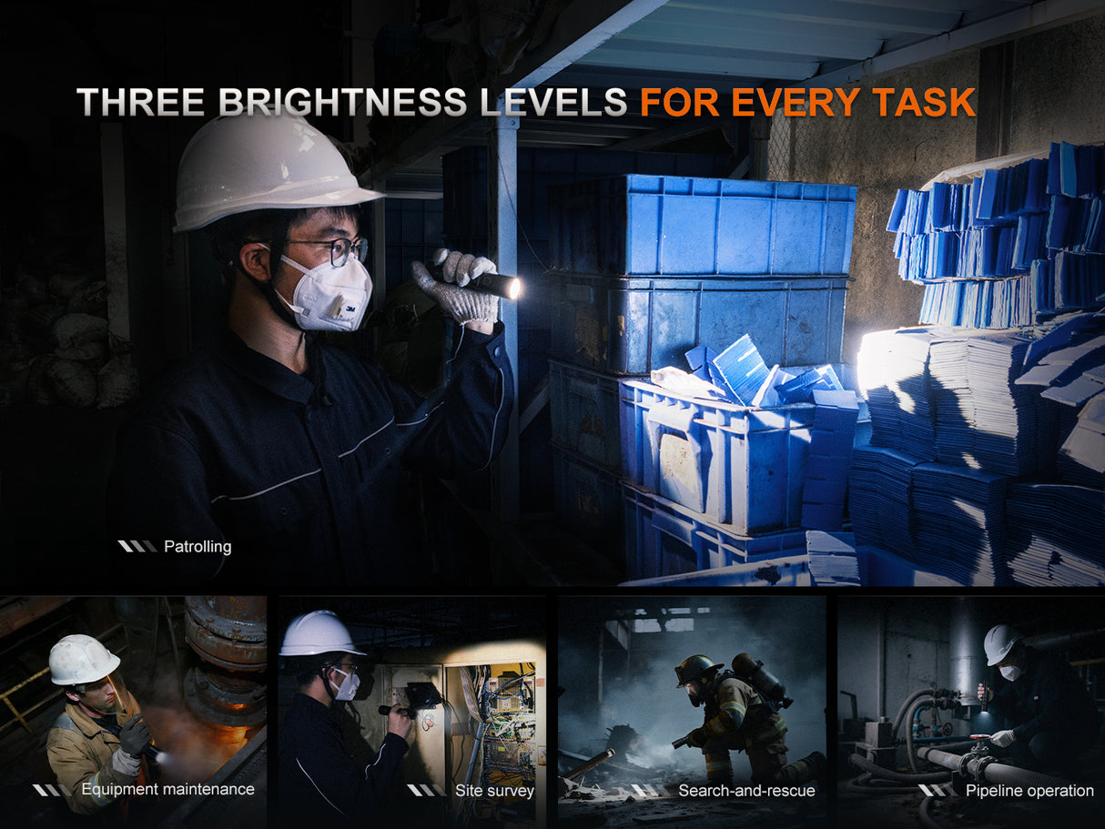 Fenix WF30RE 2025 ATEX Intrinsically Safe LED Torch