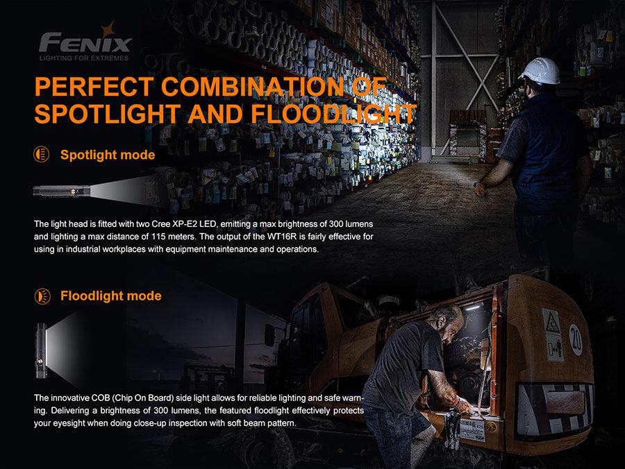 Fenix WT16R Rechargeable LED Torch