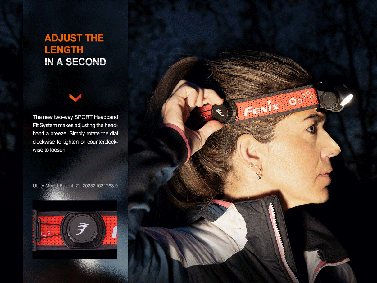 Fenix HM65R-T V2.0 Trail Running Rechargeable LED Head Torch
