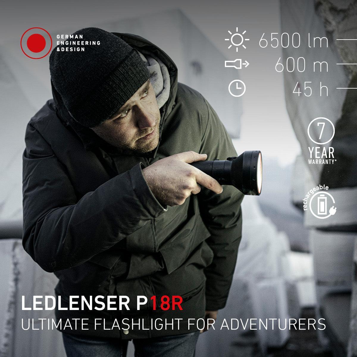 Ledlenser P18R Rechargeable LED Torch (2025 P-SERIES) – Torch Direct