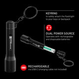 Ledlenser P3R LED Torch With USB-C Rechargeable Battery (2025 P-SERIES)