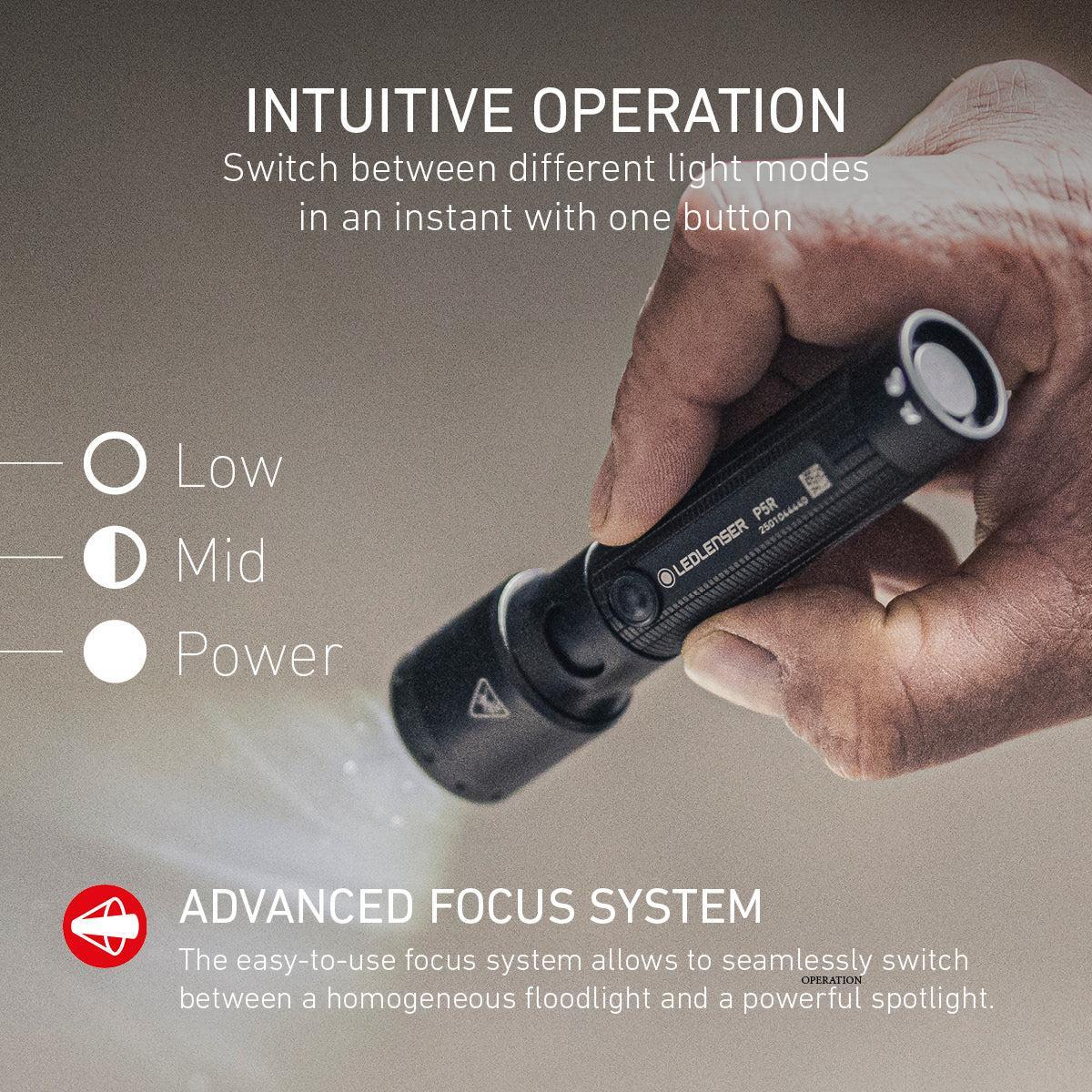 Ledlenser P5R Rechargeable LED Torch (2025 P-SERIES)