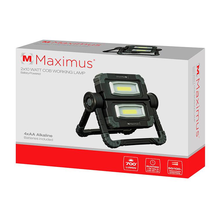 Maximus 2 x 10 W AA LED Work Light