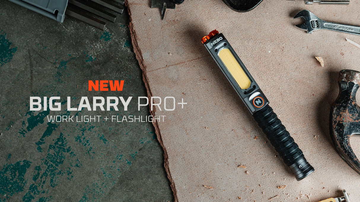 NEBO Big Larry Pro+ Rechargeable LED Work Light