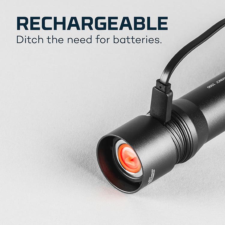 NEBO Davinci 1500 Rechargeable LED Torch