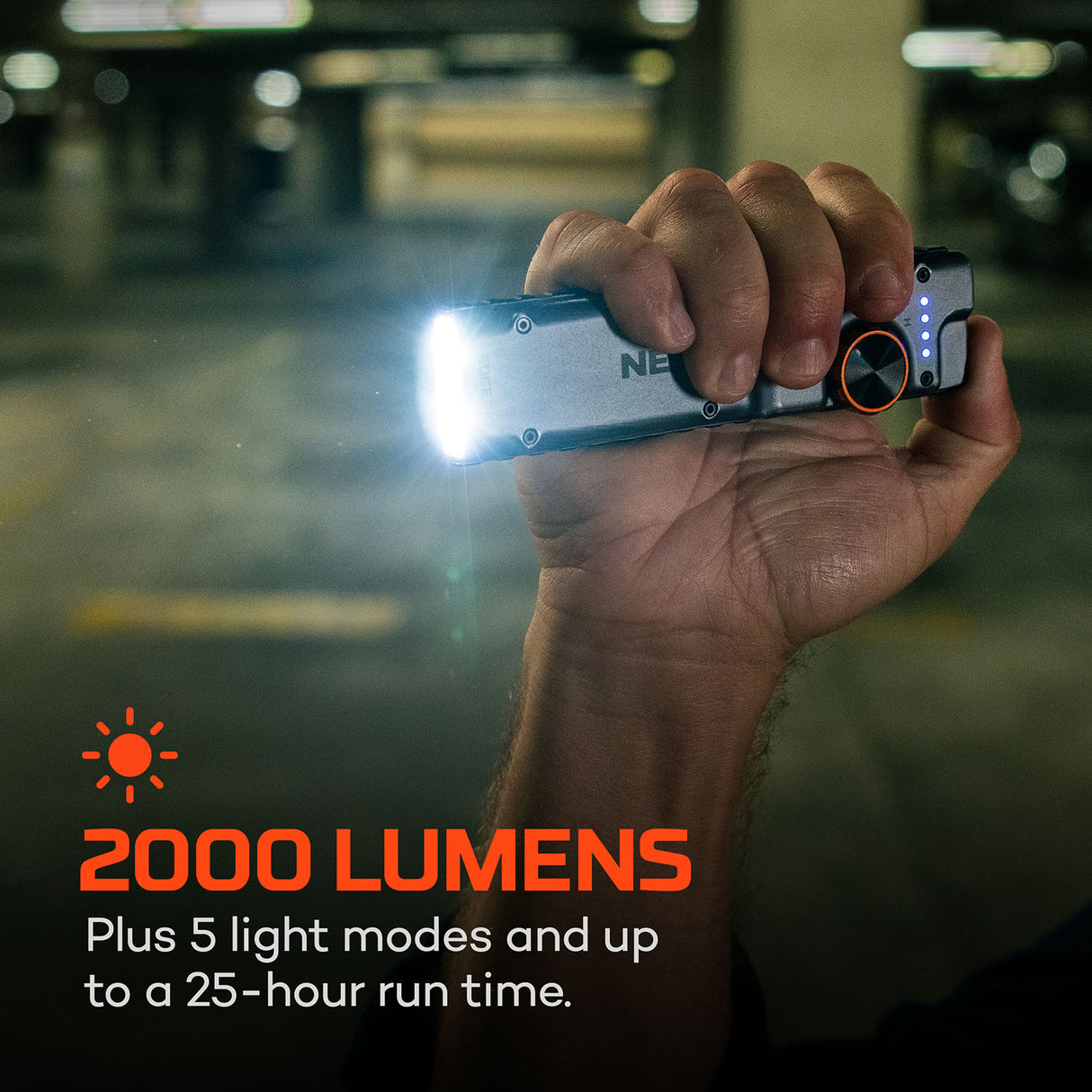 NEBO Edge 2K Rechargeable LED Torch