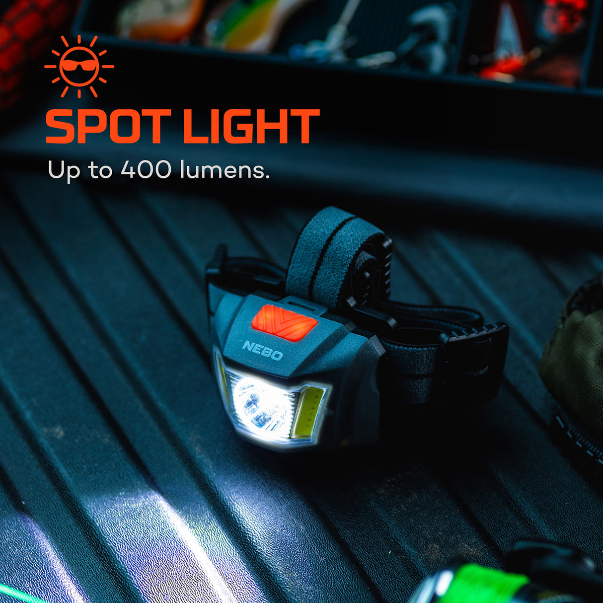 NEBO Einstein Duo 400 LED Head Torch