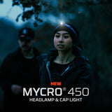 NEBO Mycro 450 Head Torch and Cap Light
