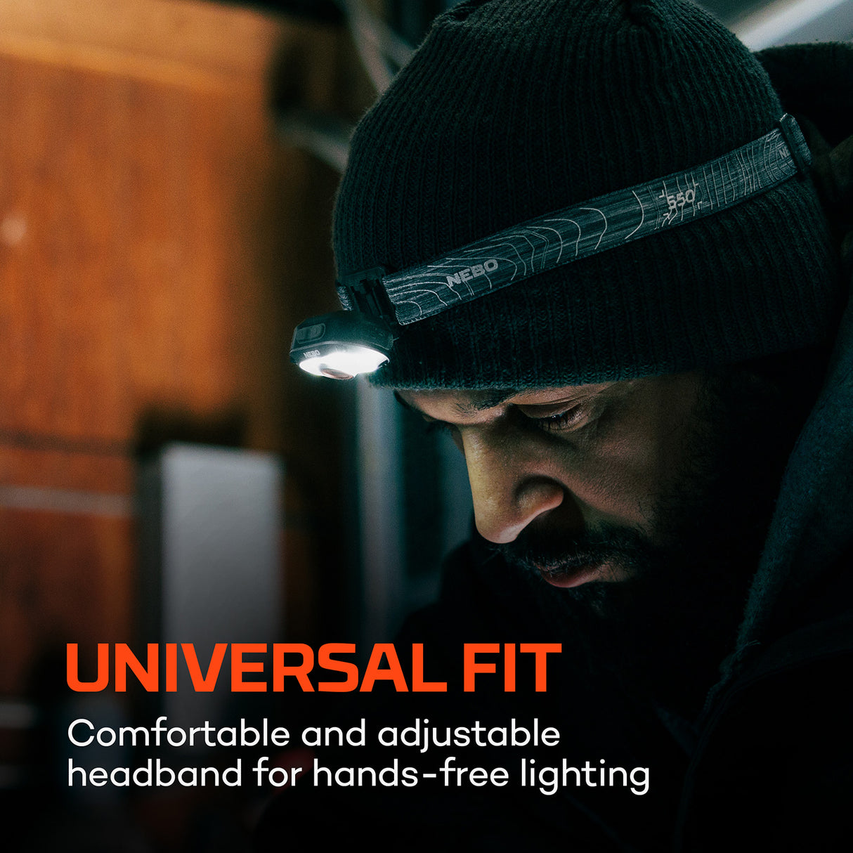 NEBO Mycro 550+ Head Torch and Cap Light