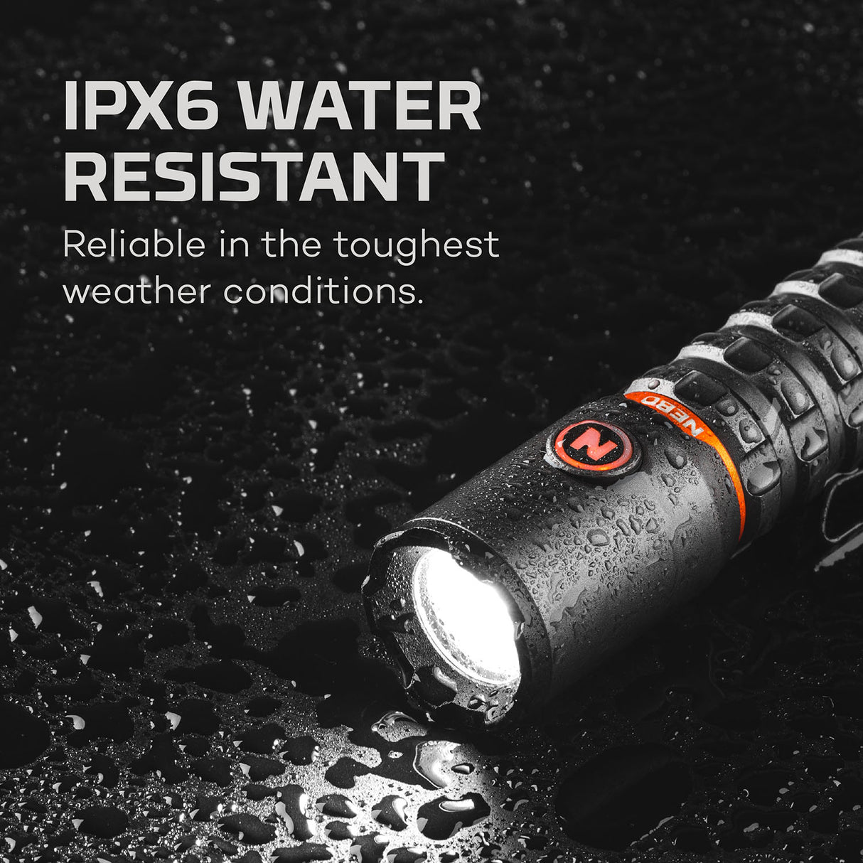 NEBO Torchy 2K Black Line Rechargeable LED Torch (USB-C)
