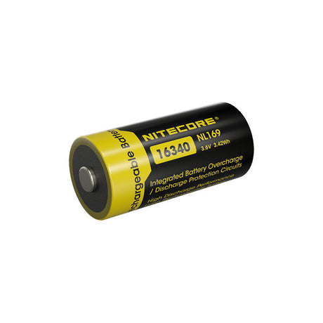 Nitecore 16340 3.6 V, 950 mAh Lithium-ion Protected Battery (NL169)