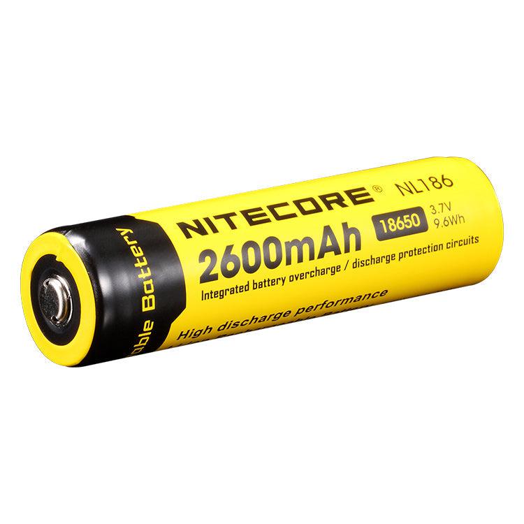 Nitecore 18650 3.7 V, 2600 mAh Lithium-ion Protected Battery (NL1826)