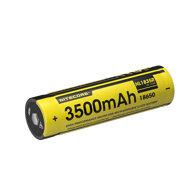 Nitecore 18650 USB Rechargeable 3500 mAh Li-ion Protected Battery – Torch  Direct Limited