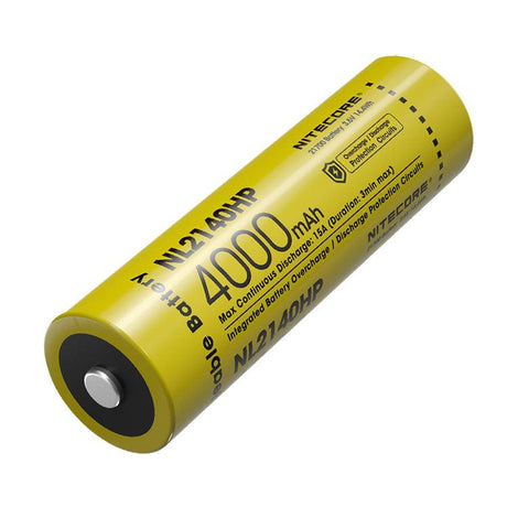Nitecore 21700 4000 mAh 15 A High Discharge Lithium-ion Protected Battery (NL2140HP)