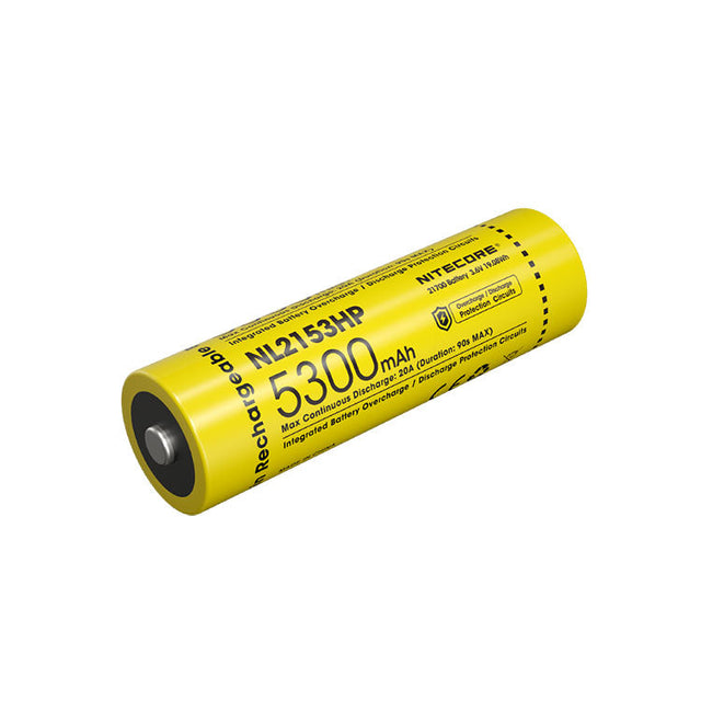 Nitecore 21700 5300 mAh 20 A High Discharge Lithium-ion Protected Battery (NL2153HP)