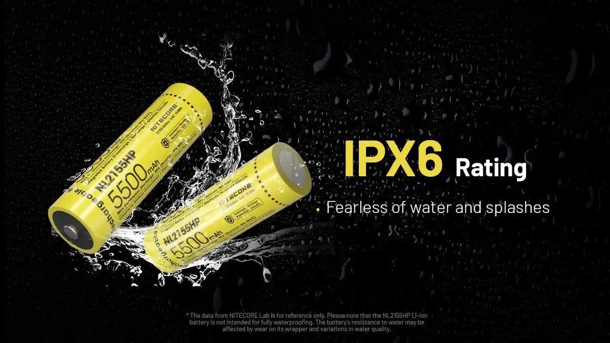 Nitecore 21700 5500 mAh 20 A High Discharge Lithium-ion Protected Battery (NL2155HP)